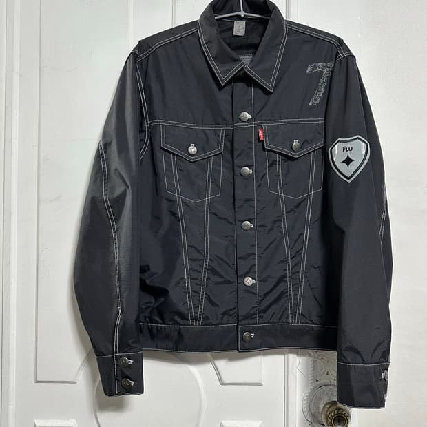 리바이스 플루 나일론 트러커자켓