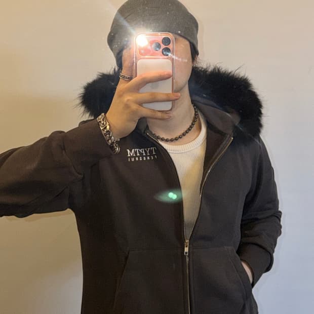 펑쉐이x양홍원 퍼 후드집업 (새상품)