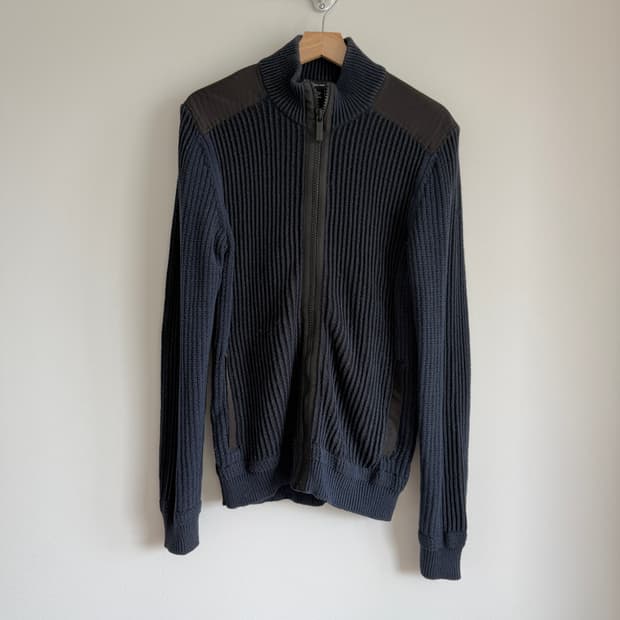 캘빈클라인(CK) 코튼 니트 집업