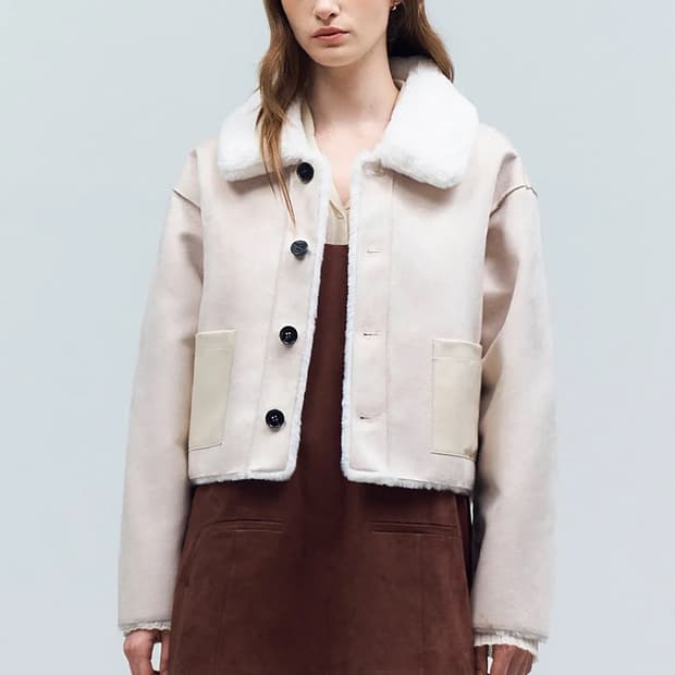 도프셉 Reversible Point Mustang in Ivory