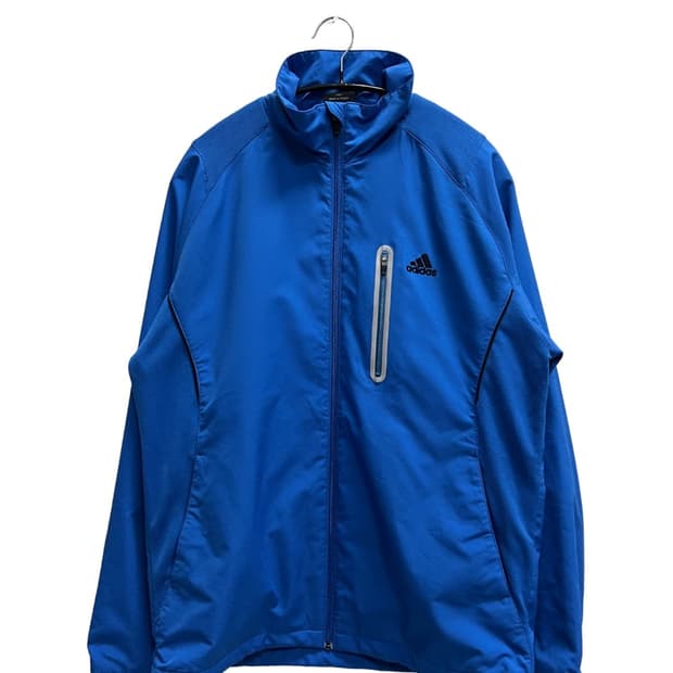 (100) 아디다스 올드스쿨 바람막이 블루