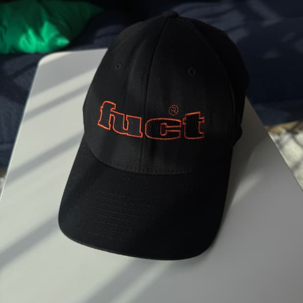 FUCT 퍽트 FLEXFIT 볼캡 블랙