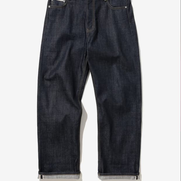 selvedge denim pants indigo