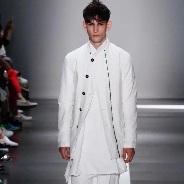 Ann Demeulemeester 앤 드뮐미스터 텍스처 블록 자켓 