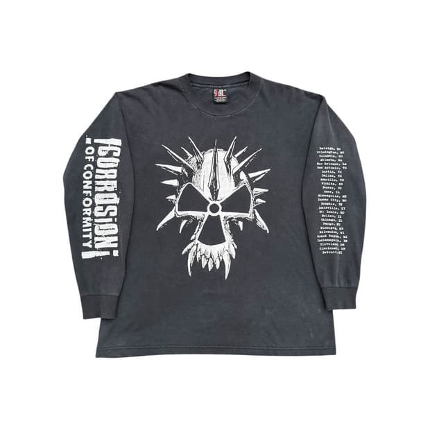 빈티지 90s Corrosion Of Conformity 투어 롱슬리브