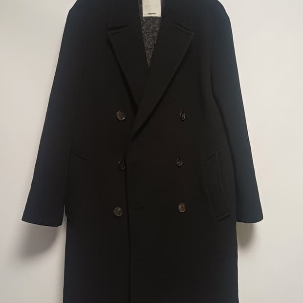 앤더슨벨 울캐시미어 혼방 안감퀼팅 코트 [L]