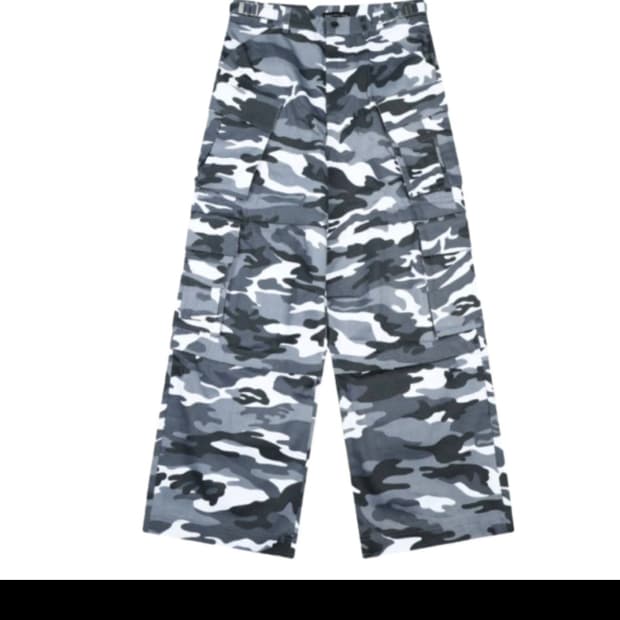 [2]프로젝트gr 오버사이즈 스노우카모 팬츠 판매합니다.