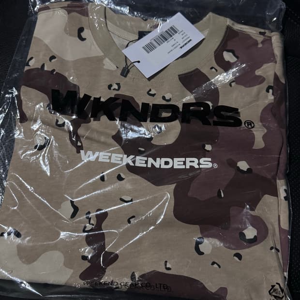 위캔더스 카모 반팔티 S