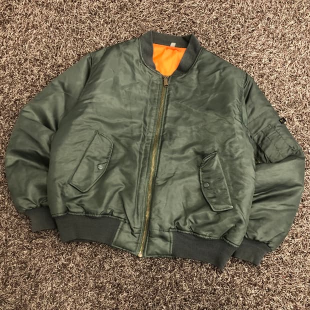 로스코 리버시블 Ma-1 플라이트 봄버 자켓 항공점퍼