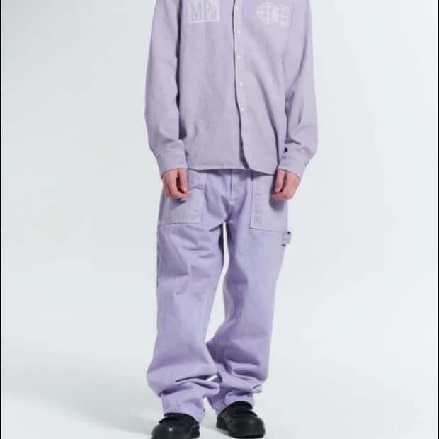 플라스틱 프로덕트 카펜터 팬츠 라벤더 S