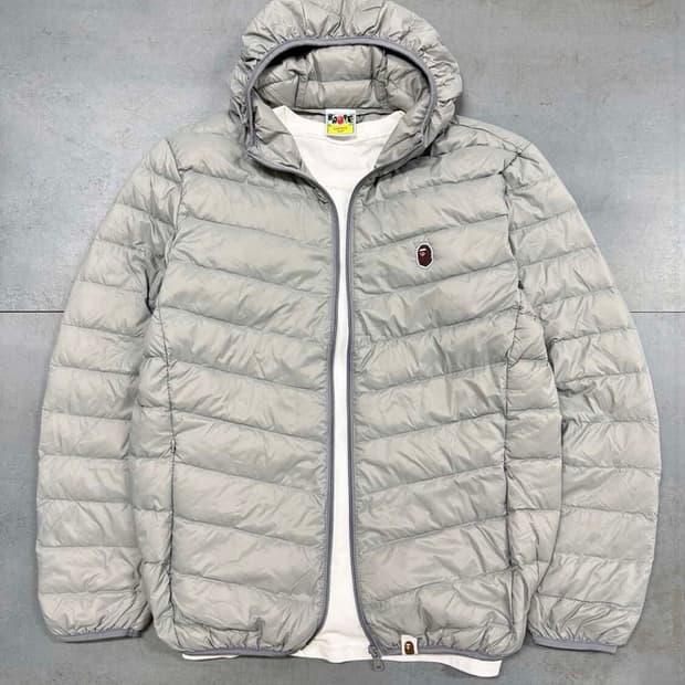 베이프 후드 경량패딩 