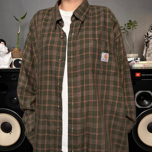 칼하트 체크셔츠