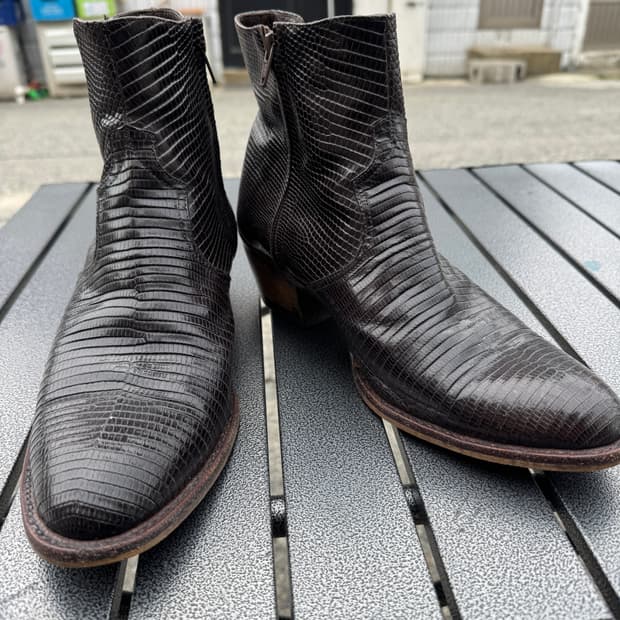snake skin 부츠 260