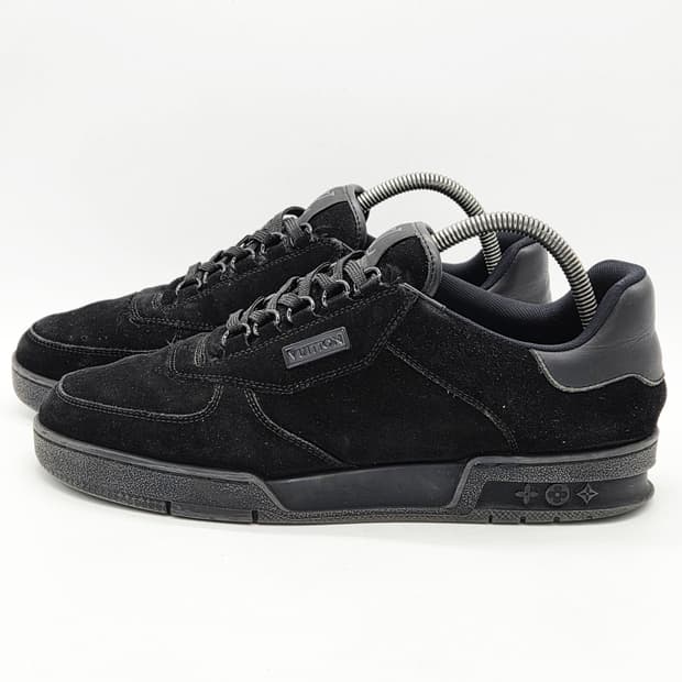 루이비통 LV 트레이너 스니커즈 블랙 (7 1/2)