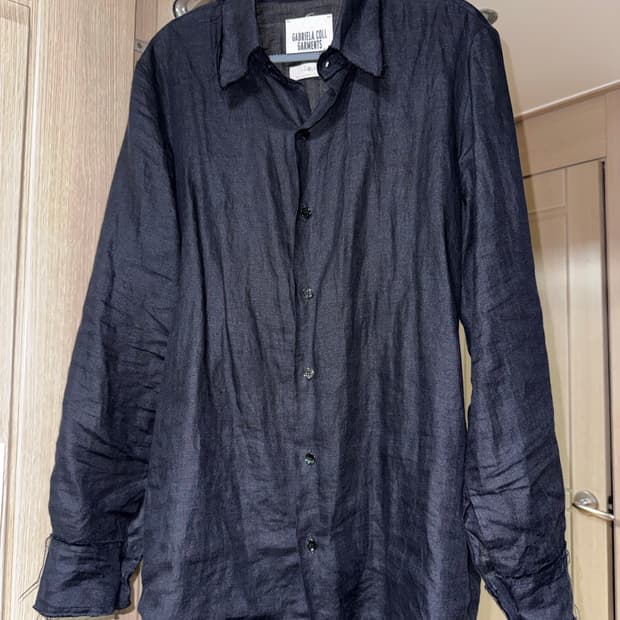 no.197 solbiati linen shirts black