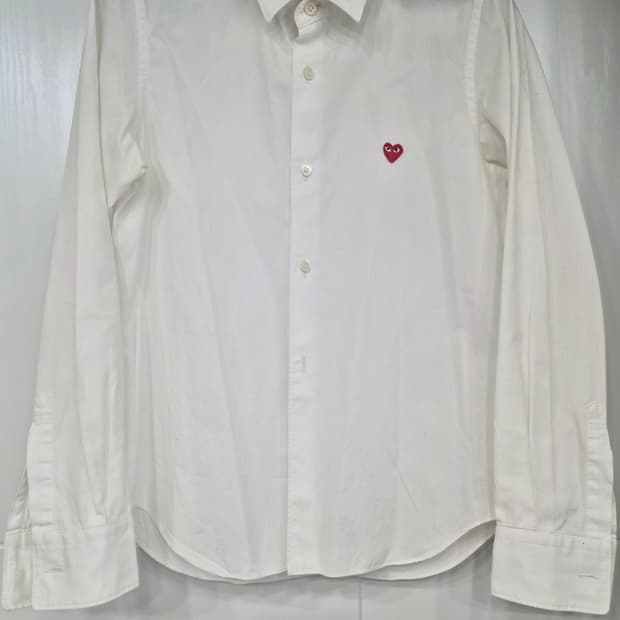 꼼데가르송 화이트셔츠