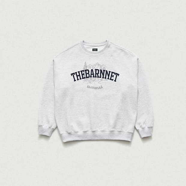 더바넷 Saariselka Logo Sweat Shirt Grey