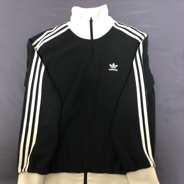 아디다스 와플 니트집업, Black, L size