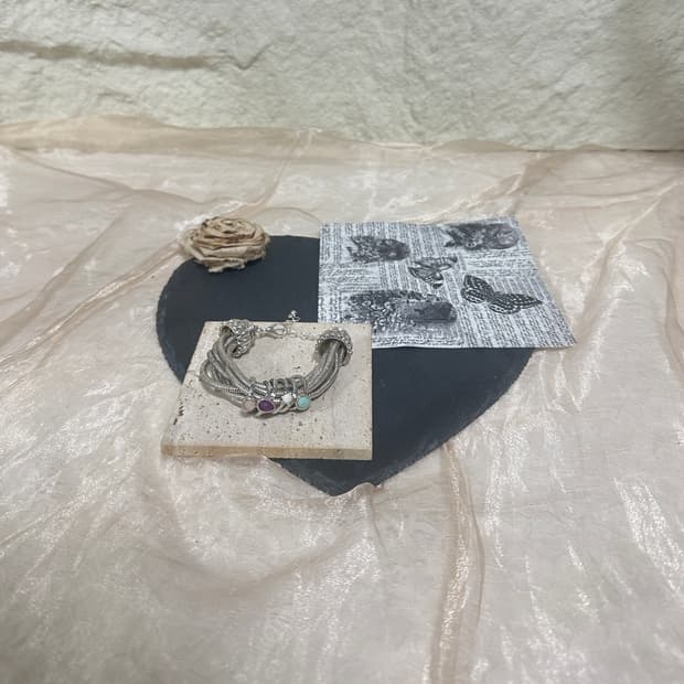 빈티지 유니크 다층 오리엔탈 반지 레이어드 팔찌