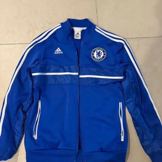 아디다스 첼시 빈티지 트랙탑 블루 M