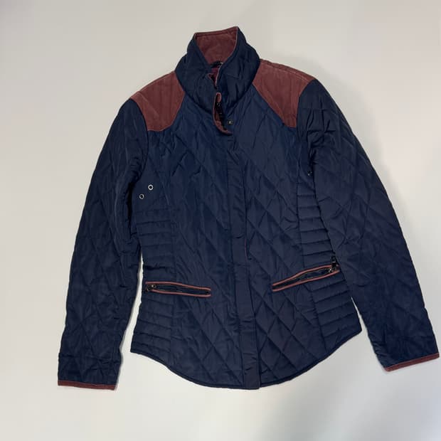 여성 미쏘 mixxo 경량 패딩 퀄팅 자켓 s 네이비