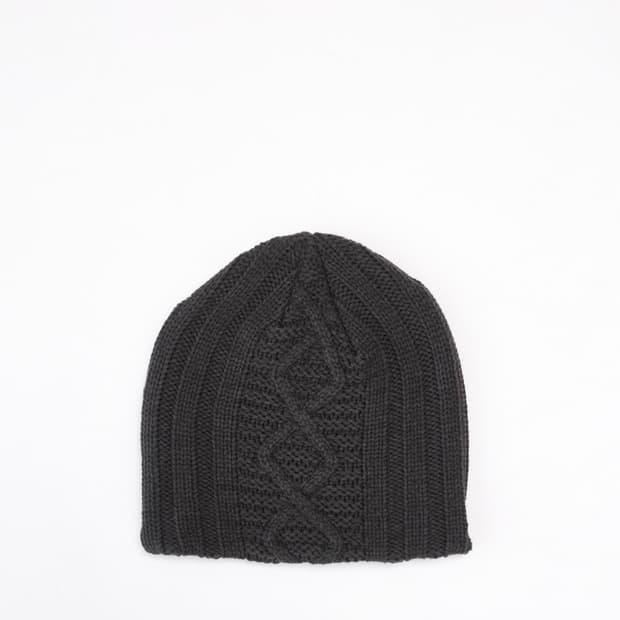 해칭룸 자카드 비니 Jacquard Big Beanie Charcoal