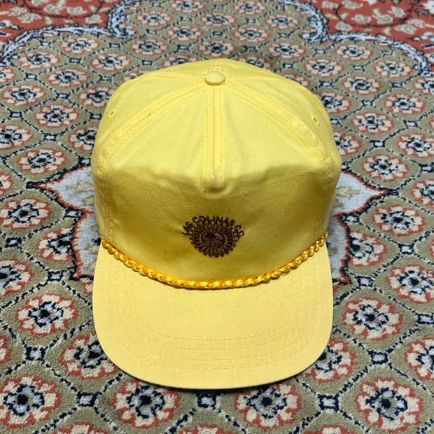 [FREE] Derby Cap USA 빈티지 옐로우 트러커캡