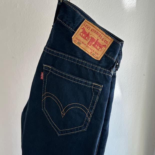 리바이스 LEVI'S 907 타입원 Bootcut 데님 팬츠 30 