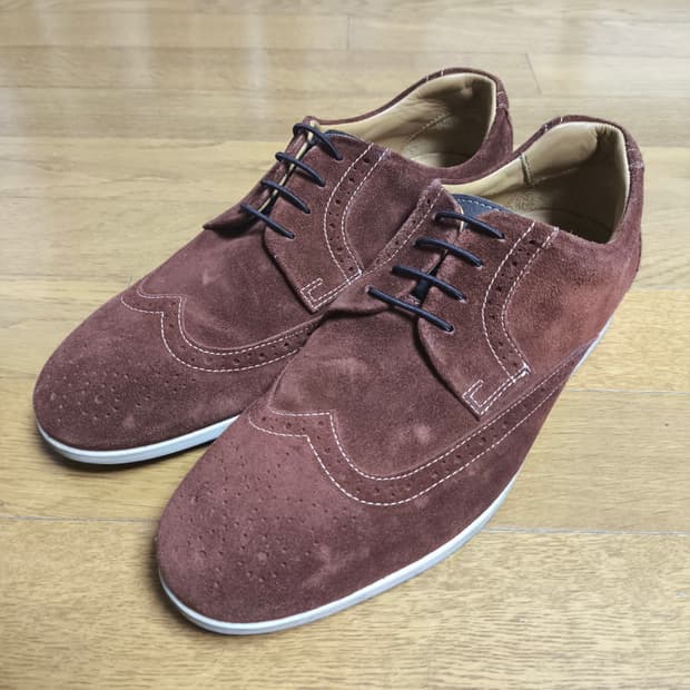 [250] SEBAGO 세바고 스웨이드 윙팁 브로그