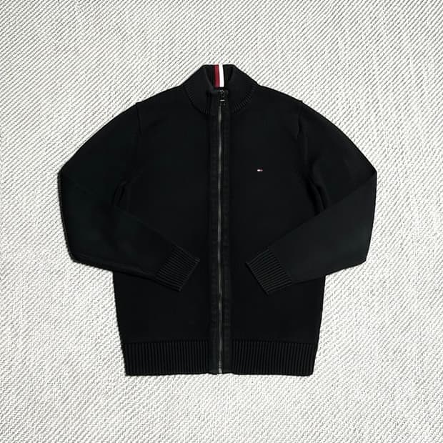 [M] Tommy 타미힐피거 헤비 집업 니트