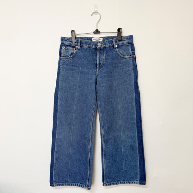 Balenciaga 발렌시아가 와이드 데님 팬츠