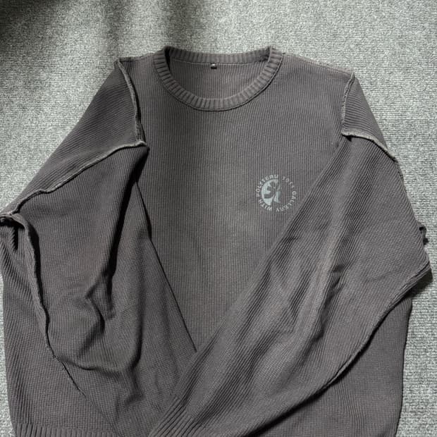 폴리테루 리버스 니트 4 퍼플그레이