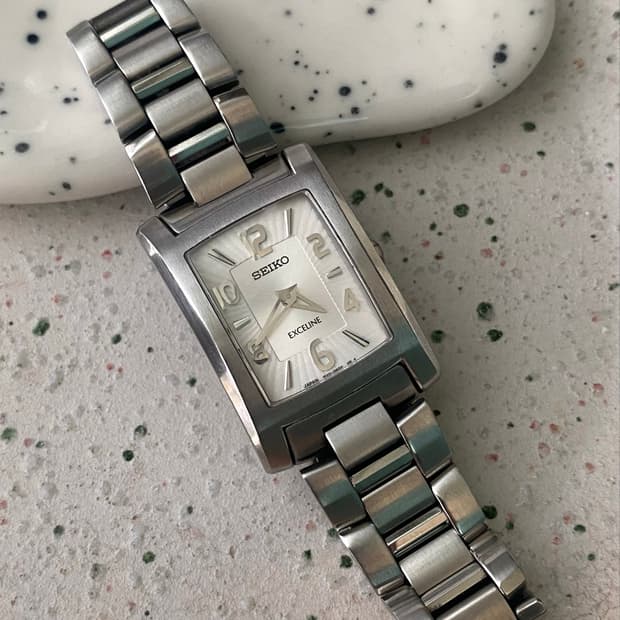 Seiko 세이코 Exceline 엑셀린 스퀘어 쿼츠