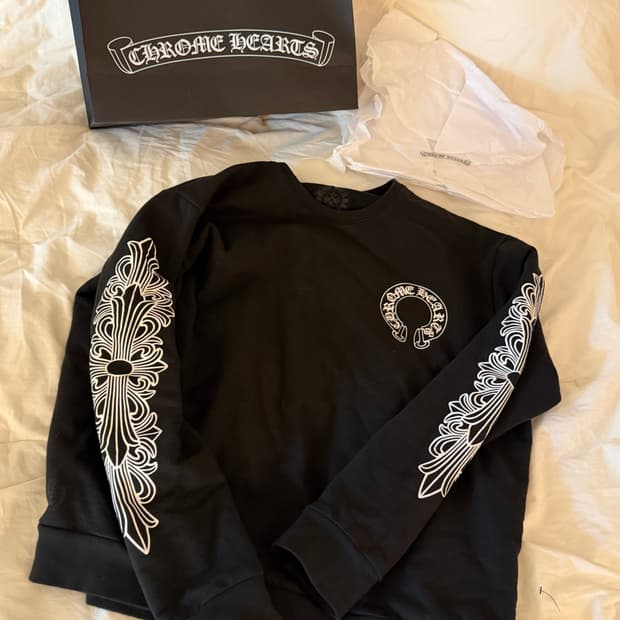 (새상품급) 크롬하츠 홀스슈 맨투맨 스웨트셔츠