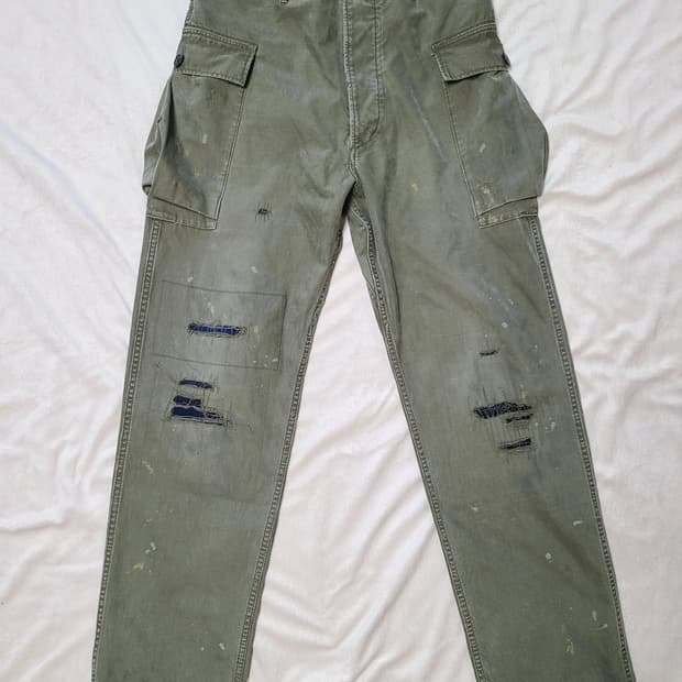 visvim veterans pants crash 1size 비즈빔