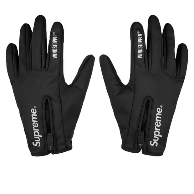슈프림 윈드스토퍼 글러브 블랙 L