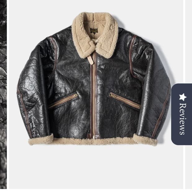 브론슨 D-1 무톤 무스탕 자켓