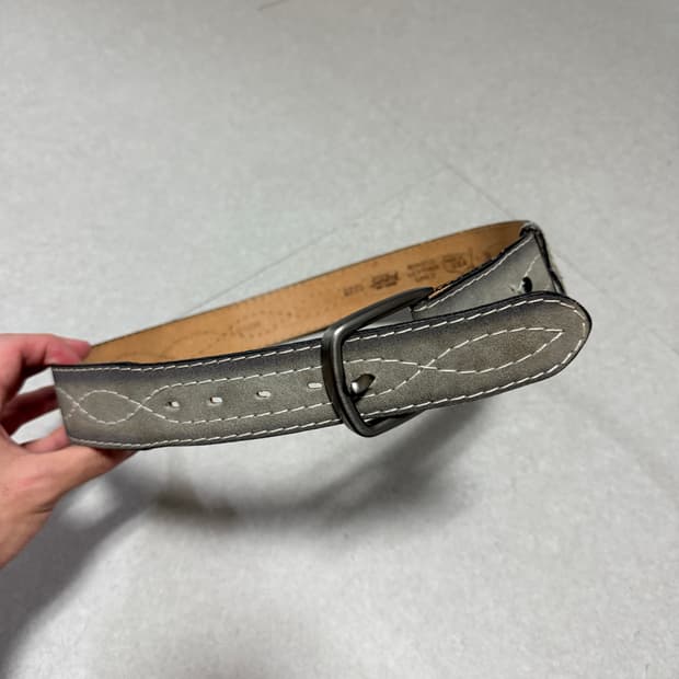 made in use 빈티지 스웨이드 벨트 32~36인치