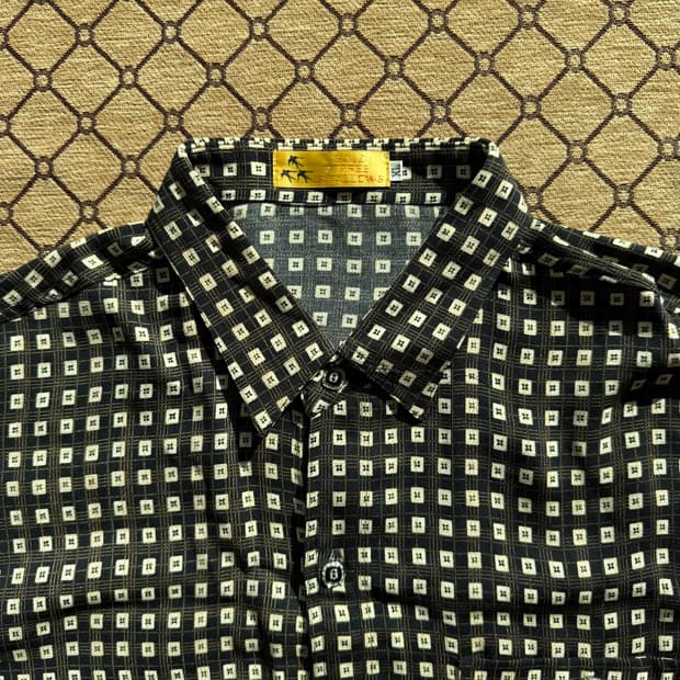 빈티지 패턴 셔츠