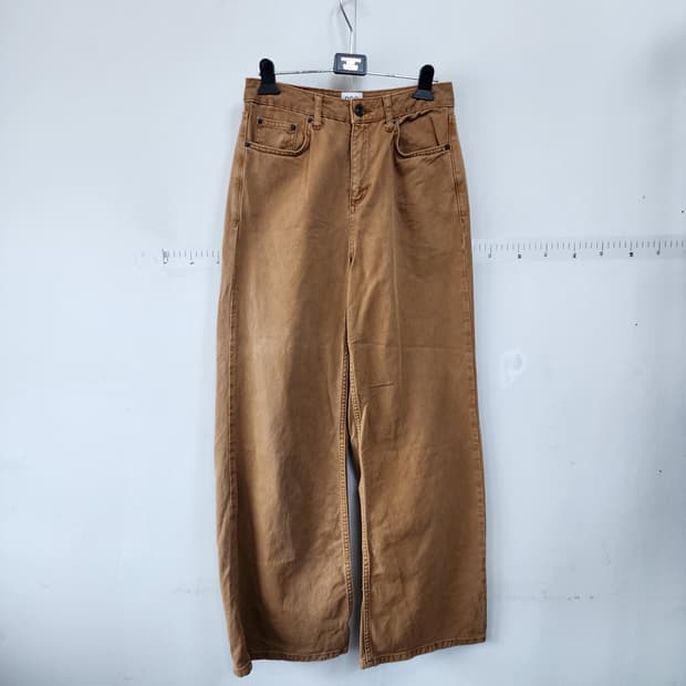 BDG 브라운 와이드 데님 팬츠