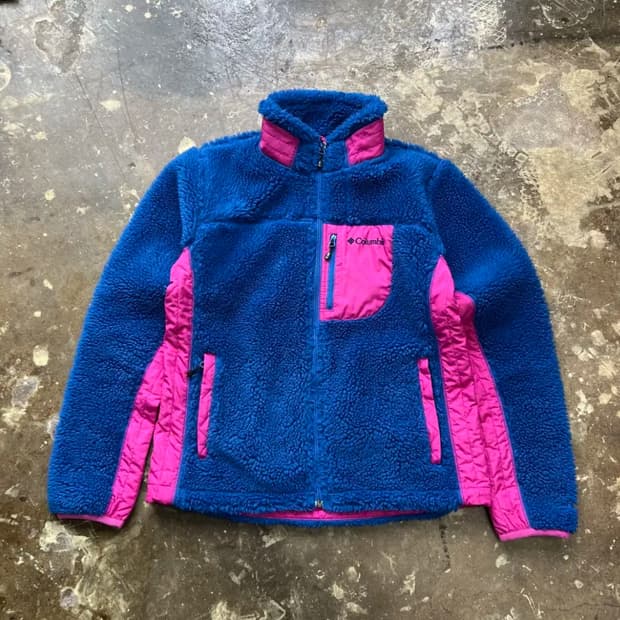 M) 컬럼비아 쉐르파 양털 플리스 자켓 점퍼 콜롬비아 뽀글이 후리스