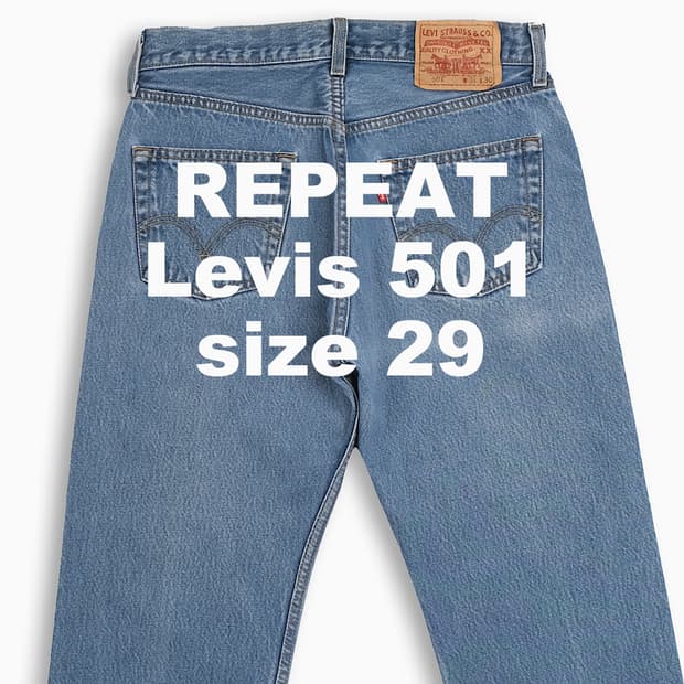 빈티지 리바이스 501 중청 29 인치 LV50131198