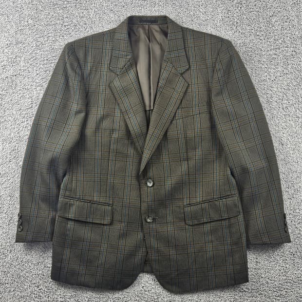 SOLED'ORO 체크 블레이저 자켓 ( M 추정 ) / 11249