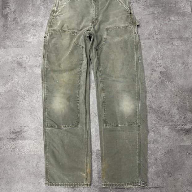 00s 칼하트 더블니 mos 모스그린 카펜터 팬츠