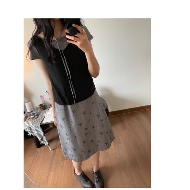 flower patterned dress