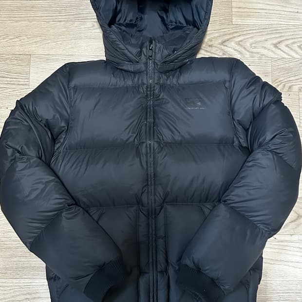 리바이스 블랙 후드 패딩 점퍼