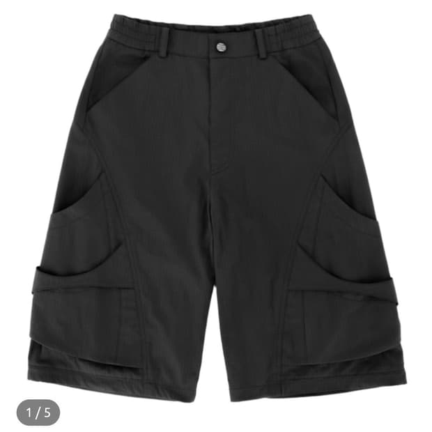 머신신테시스콜렉티브 몰트 카고 쇼츠 블랙 2사이즈