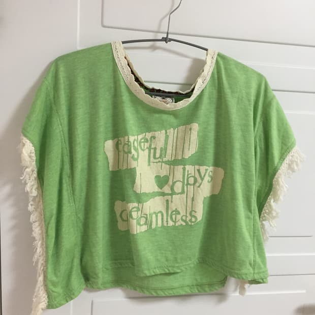 Hippie Fringe Crop Tee