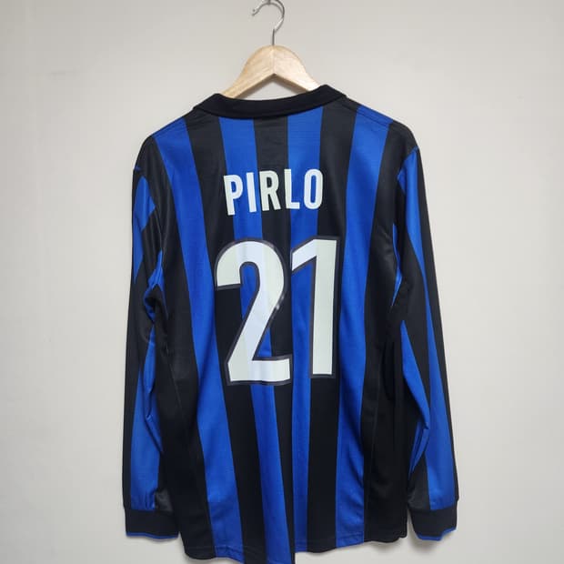 인터밀란Intermilan 피를로 마킹 99-00 홈 축구 유니폼 XL