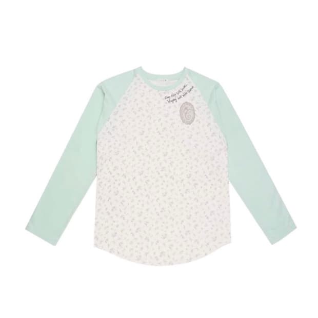 콜로신스 Sleep Well T-shirt Mint & Blue Flow